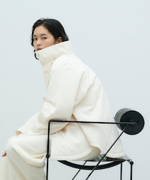 SIWEM | LOOSE FLARE STAND COLLAR DOWN JACKET(ダウンジャケット/コート)