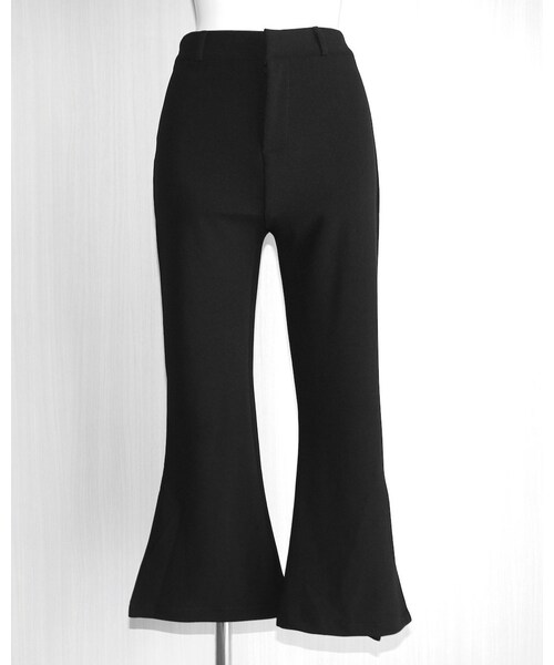 A.D.G(エーディージー)の「Black Super Stretch Flare Slacks(スラックス・レディース・ブラック・FREE)」の8枚目の写真