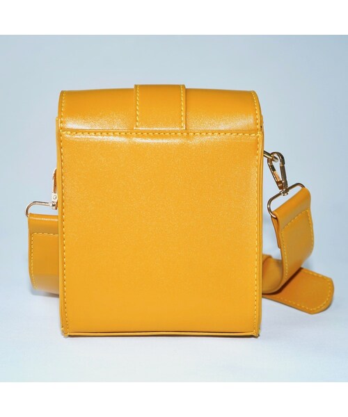 A.D.G(エーディージー)の「2strap 2way Leather Square Bag(yellow)(ショルダーバッグ・レディース・イエロー・FREE)」の12枚目の写真