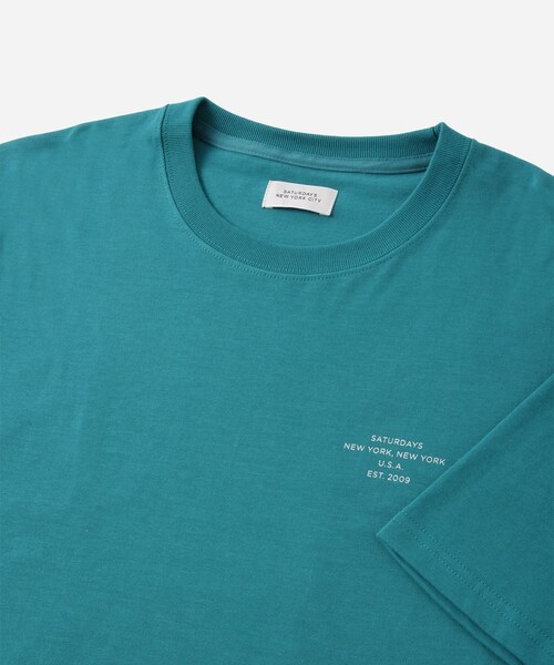 Saturdays NYC(サタデーズ ニューヨークシティ )の「Gotham Establish Slash SS T-Shirt(Tシャツ/カットソー・レディース・ブラック/ホワイト/グリーン・L/M/S/XL)」の15枚目の写真