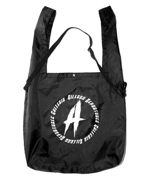 A.D.G(エーディージー)の「ADG SCRATCH CIRCLE LOGO NYLON 2WAY BAG(トートバッグ・レディース・ブラック・FREE)」の9枚目の写真