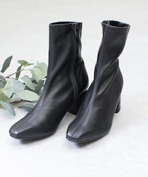 Shoe Fantasy | 日本製 ストレッチ ショートブーツ(ブーツ)