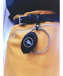 A.D.G | ADG SCRATCH CIRCLE LOGO COIN CASE (black)(コインケース)