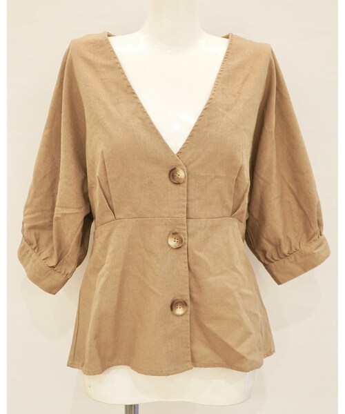 A.D.G(エーディージー)の「Linen Tops&Belted Pants 2P SET UP(beige)(セットアップ・レディース・ベージュ・FREE)」の7枚目の写真