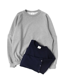 BAMBOO SHOOTS | BAMBOO SHOOTS DETACHABLE SLEEVE CREWNECK SWEAT SHIRT(スウェット)