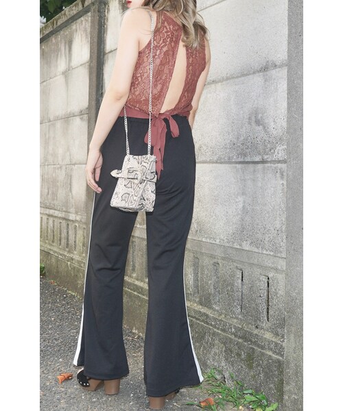 A.D.G(エーディージー)の「Back Lace No-Sleeve Tops (terracotta)(タンクトップ・レディース・ブラウン・FREE)」の7枚目の写真