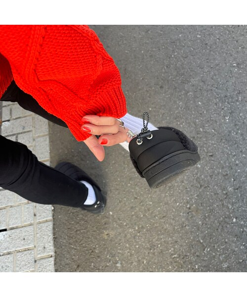 copine（コピン）の「ボアモックシューズ(2size)（その他シューズ・レディース・ブラック・M/L）」の6枚目の写真