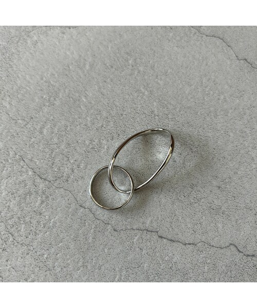 copine（コピン）の「Layering Nuance Ring(2color)（リング・レディース・シルバー/ミックス・約12号）」の3枚目の写真