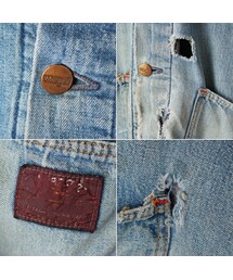 70s ラングラー　デニム　カバーオール 古着　ボーカーズ　あつむ着用 Wrangler - 70年代 Wrangler ラングラー デニムカバーオール