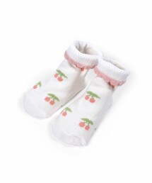 SLAP SLIP BABY | チェリー フリル ソックス ベビー (9~12cm)(ソックス/靴下)