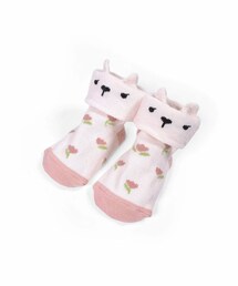 SLAP SLIP BABY | うさぎ くま アニマル フェイス 花柄 チェック 靴下 ベビー (9~12cm)(ソックス/靴下)