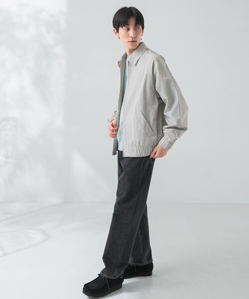 URBAN RESEARCH（アーバンリサーチ）の「『セットアップ対応』MADARA MIST COTTON BLOUSON（ブルゾン・メンズ・GRAY/CHARCOAL・M/L）」の7枚目の写真