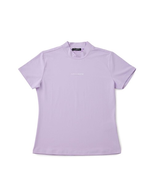 ROPE'(ロペ)の「【ESSENTIAL】半袖モックネックシャツ/UV・吸水速乾(Tシャツ/カットソー・レディース・ブラック/ホワイト/ネイビー/ラベンダー・L/M/XL)」の12枚目の写真