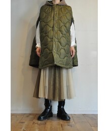 -- | キルティングロングポンチョ(ポンチョ)