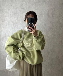 DHOLIC（ディーホリック）の「裏起毛ロゴスウェットトップス（スウェット・レディース）」