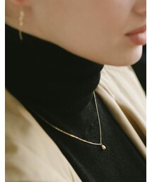 Ops. | K18 ゴールドネックレス ハート エッグ 豆 MOLLICA NECKLACE -モリカ ネックレス-(ネックレス)