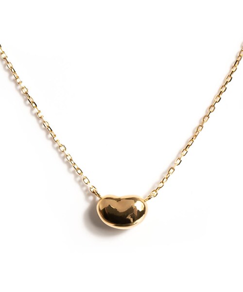 Ops.（オプス）の「K18 ゴールドネックレス ハート エッグ 豆 MOLLICA NECKLACE -モリカ ネックレス-（ネックレス・レディース・イエローゴールド エッグ(K18)/イエローゴールド ファーべ(豆)(K18)/イエローゴールド ハート(K18)・ONE SIZE）」の18枚目の写真