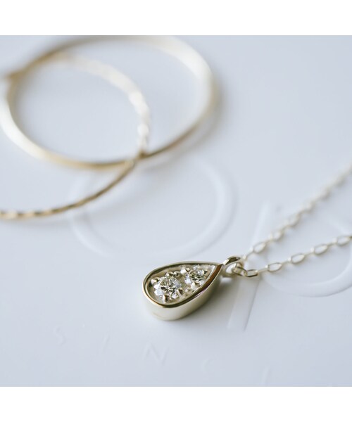 Ops.（オプス）の「ダイヤ 10k チェーン ネックレス ASTERI-SPICA-NK -アステリ スピカ-（ネックレス・レディース・ゴールド・ONE SIZE）」の6枚目の写真