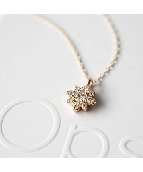 Ops.（オプス）の「ダイヤ 10k チェーン ネックレス ASTERI-POLARIS-NK -アステリ ポラリス-（ネックレス・レディース・ゴールド・ONE SIZE）」の7枚目の写真