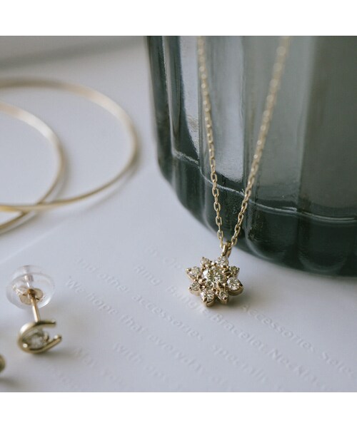 Ops.（オプス）の「ダイヤ 10k チェーン ネックレス ASTERI-POLARIS-NK -アステリ ポラリス-（ネックレス・レディース・ゴールド・ONE SIZE）」の11枚目の写真