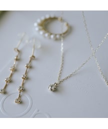 Ops. | 一粒ダイヤ 10k チェーン ネックレス ASTERI-SEIRIOS-NK -アステリ セリオス-(ネックレス)