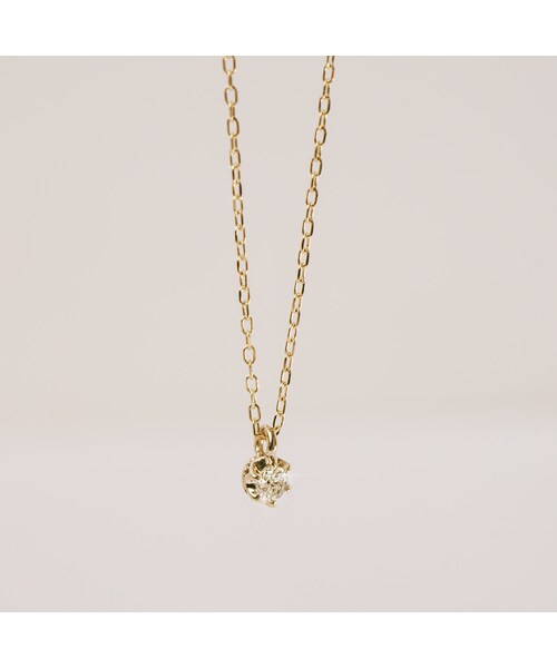 Ops.(オプス)の「一粒ダイヤ 10k チェーン ネックレス ASTERI-SEIRIOS-NK -アステリ セリオス-(ネックレス・レディース・ゴールド・ONE SIZE)」の8枚目の写真