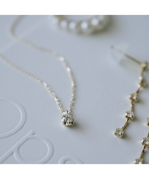 Ops.(オプス)の「一粒ダイヤ 10k チェーン ネックレス ASTERI-SEIRIOS-NK -アステリ セリオス-(ネックレス・レディース・ゴールド・ONE SIZE)」の10枚目の写真