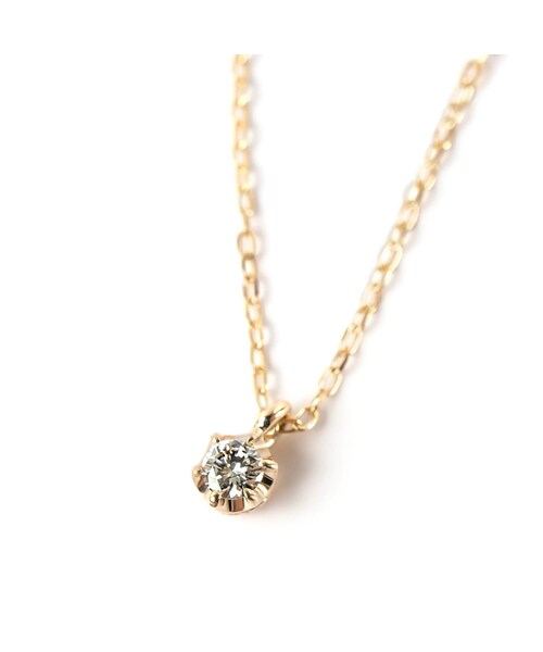 Ops.(オプス)の「一粒ダイヤ 10k チェーン ネックレス ASTERI-SEIRIOS-NK -アステリ セリオス-(ネックレス・レディース・ゴールド・ONE SIZE)」の11枚目の写真