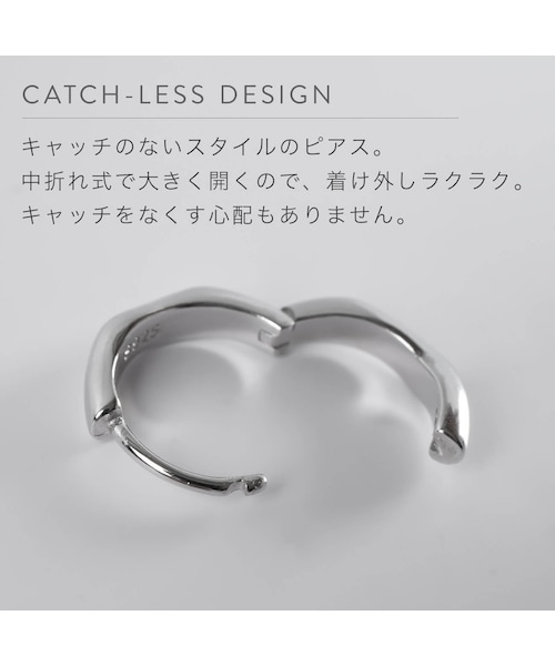 Ops.（オプス）の「フープピアス 小さめ ウェーブ KYKLOS-WAVE HOOP PIERCE -キクロス ウェーブ-（ピアス（両耳用）・レディース・シルバー/ゴールド・ONE SIZE）」の11枚目の写真