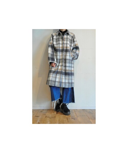 --（--）の「22223-7575V（その他アウター・レディース・パープル/ホワイト・one）」の2枚目の写真