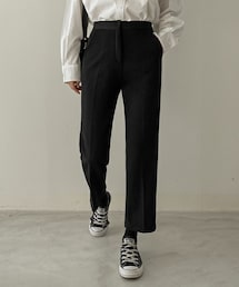 SECRETLABEL | バンド入り裏起毛スパンスラックス(スラックス)