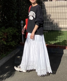 CORNERS by KR | CORNERS by KR カレッジロゴボリュームスリーブスウェット(スウェット)