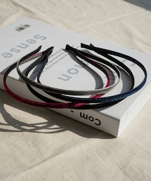 DHOLIC | スリムベロアカチューシャ(ヘアゴム)