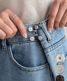 DHOLIC | ウエスト調節ボタンクリップ(1個)(ヘアゴム)