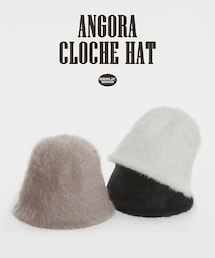 DHOLIC | アンゴラ混エコファーハット(キャップ)