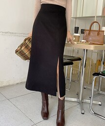 DHOLIC（ディーホリック）の「スリットIラインスカート（スカート・レディース）」