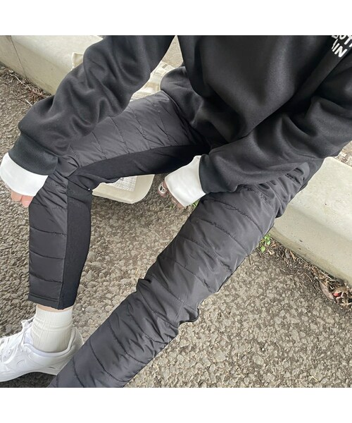 copine(コピン)の「中綿ダウンパンツ (2size)(その他パンツ・レディース・ブラック・M/L)」の2枚目の写真