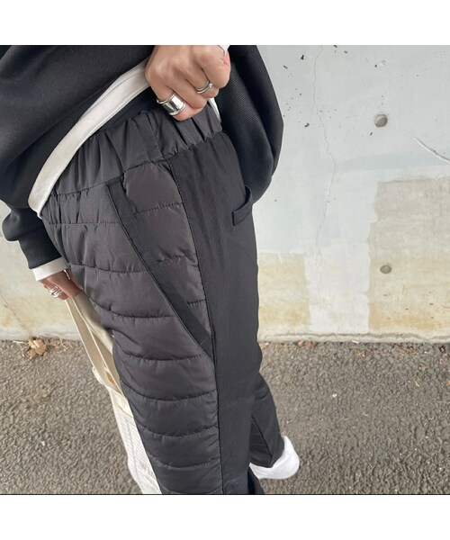 copine(コピン)の「中綿ダウンパンツ (2size)(その他パンツ・レディース・ブラック・M/L)」の4枚目の写真