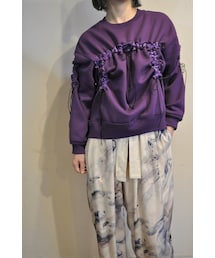 シャーリングスウェットプルオーバー