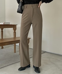 SECRETLABEL | 裏起毛ストレートフィットスラックス(スラックス)