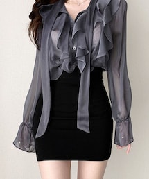 DHOLIC | ハイウエストスリムミニスカート(スカート)