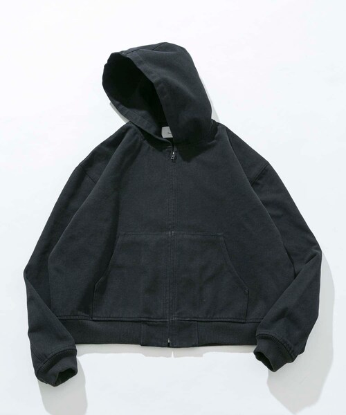 URBAN RESEARCH Sonny Label（アーバンリサーチサニーレーベル）の「ダックフーデッドショートブルゾン（ブルゾン・メンズ・キャメル/ブラック・M/L）」の14枚目の写真