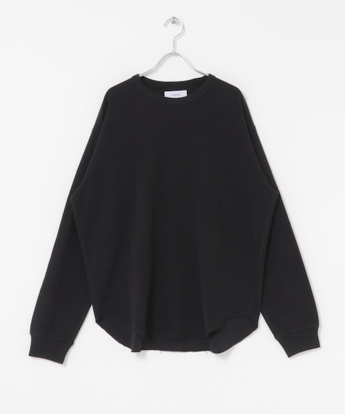 URBAN RESEARCH DOORS（アーバンリサーチドアーズ）の「marka　CREW NECK LONG-SLEEVE T-SHIRTS（Tシャツ/カットソー・メンズ・WHITE/CHARCOAL/BLACK・2/3）」の2枚目の写真