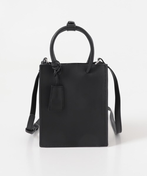 KBF（ケイビーエフ）の「チャーム付きスクエアミニBAG（ハンドバッグ・レディース・OFF/BLACK・One）」の22枚目の写真