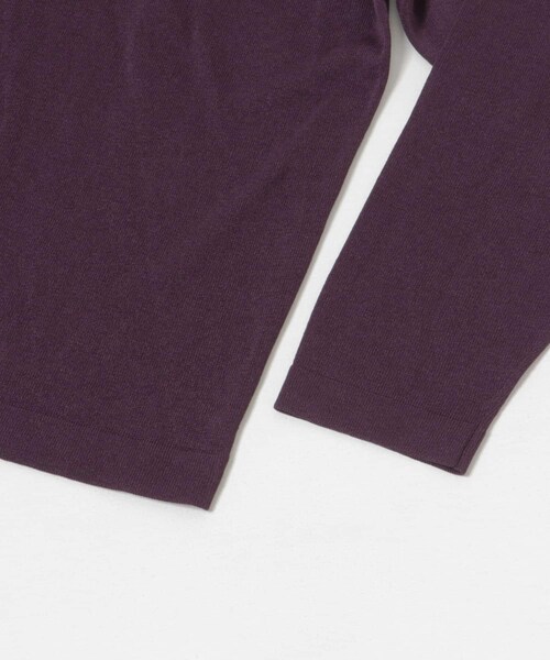 URBAN RESEARCH(アーバンリサーチ)の「『別注』crepuscule×UR Washi Knit Long-Sleeve T-shirts(ニット/セーター・メンズ・Black/D.Purple/Chocolate・1/2)」の16枚目の写真