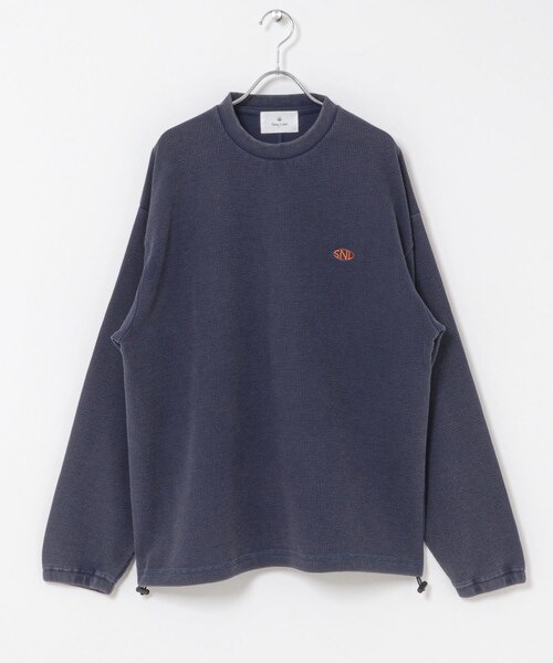 URBAN RESEARCH Sonny Label（アーバンリサーチサニーレーベル）の「ヴィンテージライクワッフルロンTEE（Tシャツ/カットソー・メンズ・ブラック/ネイビー・M/L）」の11枚目の写真