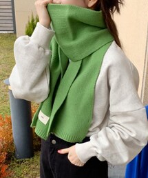 10COLORSアンゴラ混マフラー