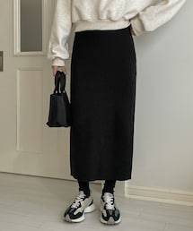 SECRETLABEL | バンディングニットロングスカート(スカート)