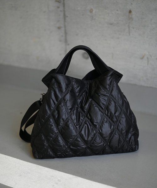 Marient（マリエント）の「2wayキルティングハンドルBAG（トートバッグ・レディース・ブラック・FREE）」の2枚目の写真