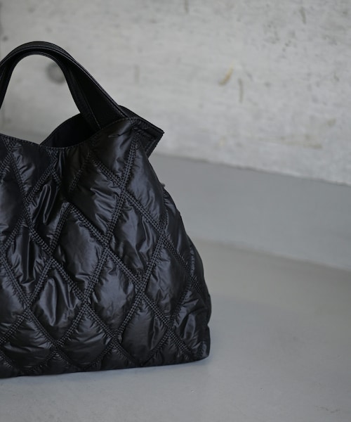 Marient（マリエント）の「2wayキルティングハンドルBAG（トートバッグ・レディース・ブラック・FREE）」の3枚目の写真